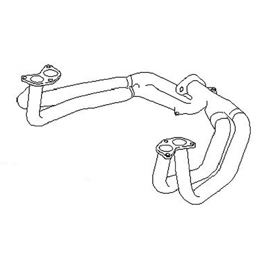 Труба приемная (штаны) Subaru Legacy '97-'03/ Forester '97-'02 (EJ254) 4WD  контрактная