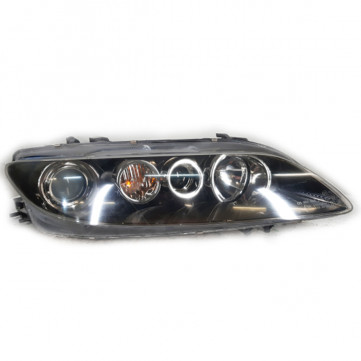 Фара Mazda Atenza '02-'08 правая 13-45 темный хром, туманка (13-44) контрактная