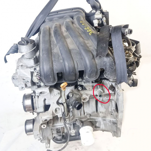 Двигатель контрактный Nissan, Mazda, Mitsubishi 1.5L HR15DE под охлаждение кпп