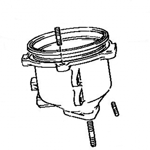 Катализатор Toyota Corona '83-'87/ Carina '84-'88 (3A-LU) 2WD контрактный