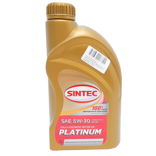 Масло моторное синтетическое 5W30 SINTEC PLATINUM 7000 , API SN/ ILSAC GF-6A 1л.