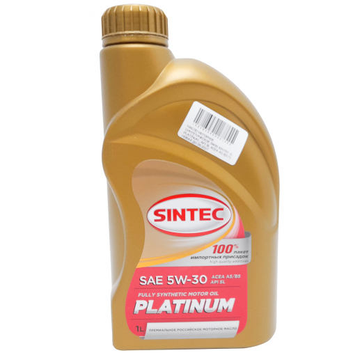 Масло моторное синтетическое 5W30 SINTEC PLATINUM 7000 , API SL ACEA A5/B5 1л.