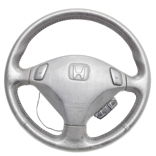 Руль Honda Logo '96-'01 Airbag (3 луча, кожа, кнопки) контрактный