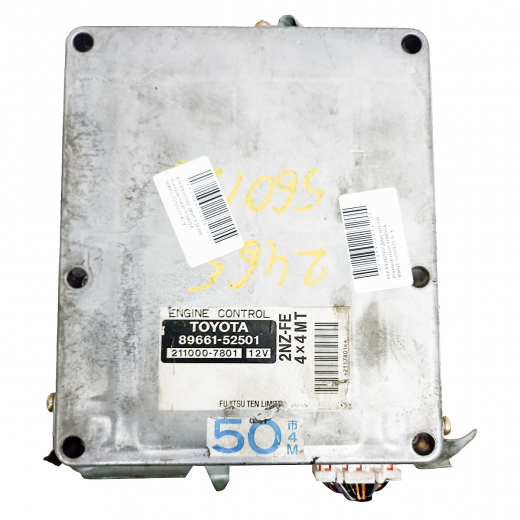 Компьютер двигателя Toyota Vitz '99-'02 (2NZ-FE) 4WD MT контрактный 89661-52501