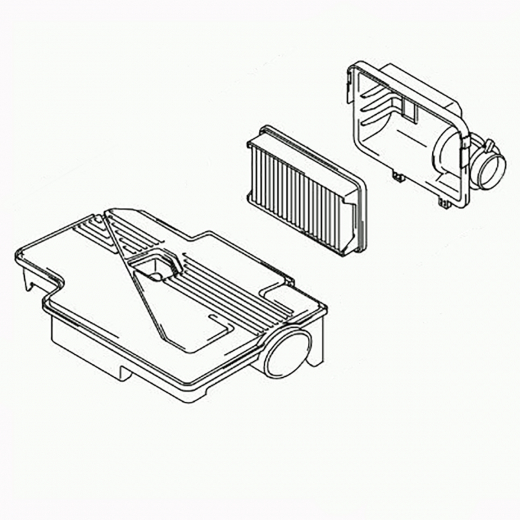 Корпус воздушного фильтра Suzuki SX4 '06-'14 (M16A, M15A) контрактный