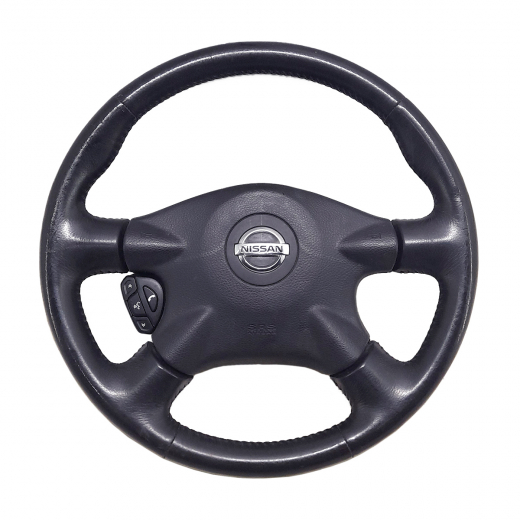 Руль Nissan X-Trail '03-'07 Airbag (4 луча, кожа) контрактный