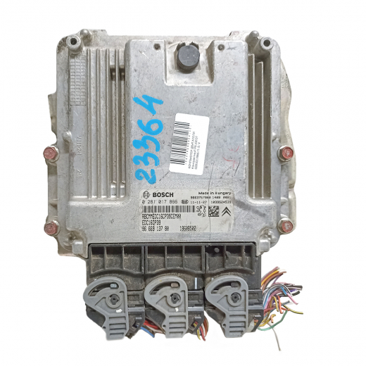 Компьютер двигателя Peugeot 4007 '07-'14 (4HN DW12) 4WD AMT/DSG контрактный 0281017866