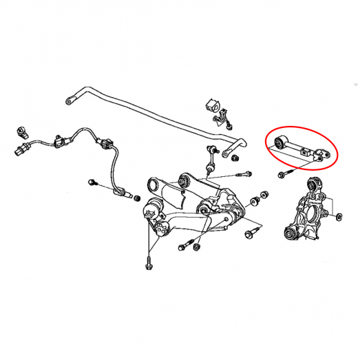 Рычаг задний Honda CR-V '06-'11/ CR-V '11-'18 верхний контрактный