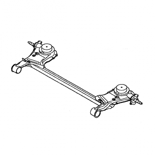 Балка колесная Daihatsu YRV '00-'05/ Storia/ Toyota Duet '98-'04 (ABS) Контрактный