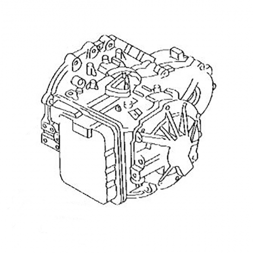 АКПП для Mazda MPV '02-'03 ДВС (L3-DE) 2 поддона, 8 контактов контрактная (4 ступ. 2WD) 04.2002 - 09.2003