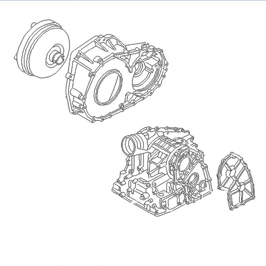 АКПП RL4F03A для Nissan Sunny Lucino '94-'99/ Presea '95-'00/ Pulsar '95-'00/ Sunny '94-'99 ДВС (GA15DE, GA13DE) трос вверх контрактная (4 ступ. 2WD)