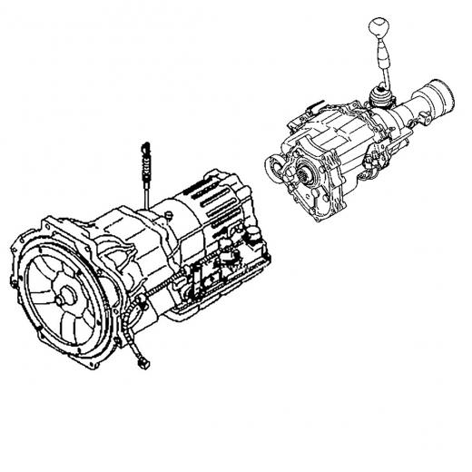 АКПП V4AW4-DA-G для Mitsubishi Pajero IO '98-'00 ДВС (4G93 GDI) БЕЗ РАЗДАТКИ, Super select контрактная (4 ступ. 4WD) 05.1998 - 04.2000