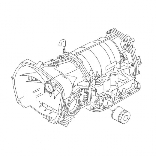 АКПП TA1B4EQ8AA для Subaru Impreza '00-'07 ДВС (EL154) контрактная (4 ступ. 2WD)