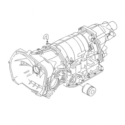АКПП TV1B4YBDAA для Subaru Legacy '97-'03 ДВС (EJ202, EJ206, EJ201, EJ204) контрактная (4 ступ. 4WD)