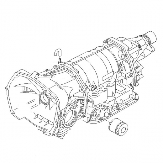 АКПП TZ1B7LSDAC для Subaru Legacy '03-'09 ДВС (EJ204, EJ203, EJ20C) контрактная (4 ступ. 4WD)
