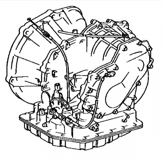АКПП A242L для Toyota Corolla II '90-'99/ Corsa '90-'99/ Cynos '91-'95/ Starlet '89-'96/ Starlet '96-'99/ Tercel '90-'99 ДВС (5E-FE, 5E-FHE, 4E-FE) контрактная (4 ступ. 2WD)