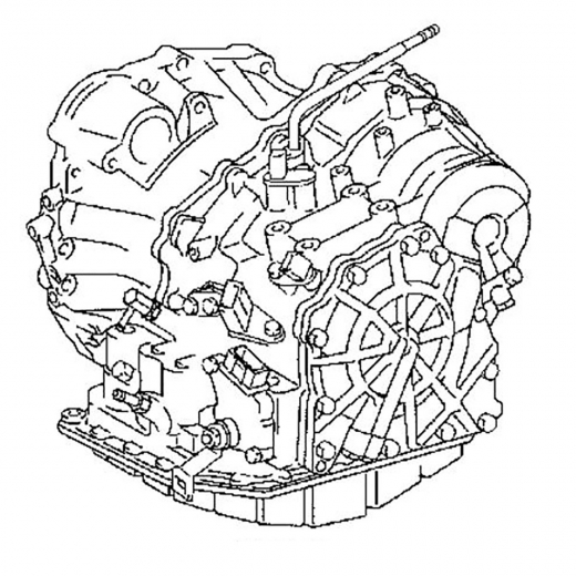 АКПП U250E для Toyota Camry '06-'11 ДВС (2AZ-FE) контрактная (5 ступ. 2WD)