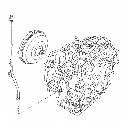 Вариатор (CVT) RE0F10A для Nissan Qashqai '06-'13/ X-Trail '07-'15/ Dualis '07-'14 ДВС (MR20DE) контрактная ( 2WD)
