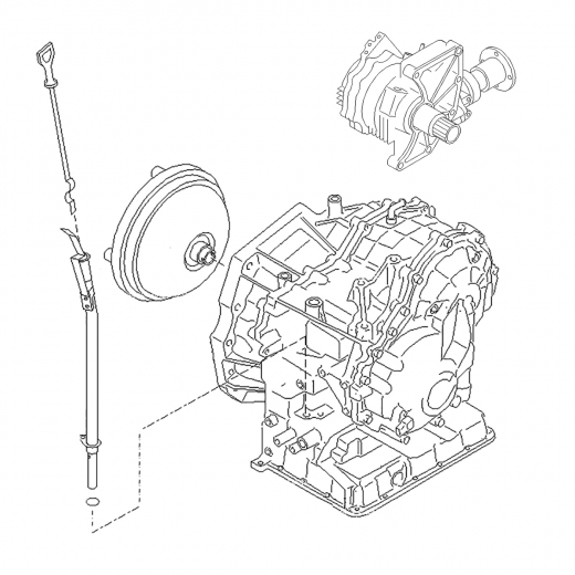 Вариатор (CVT) RE0F06A для Nissan Serena '99-'05 ДВС (SR20DE) без привода спидометра контрактная ( 4WD)