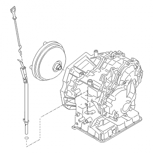 Вариатор (CVT) RE0F06A для Nissan Bluebird '96-'01/ Primera '95-'01/ Sunny '98-'04 ДВС (QG18DD) с приводом спидометра контрактная ( 2WD)