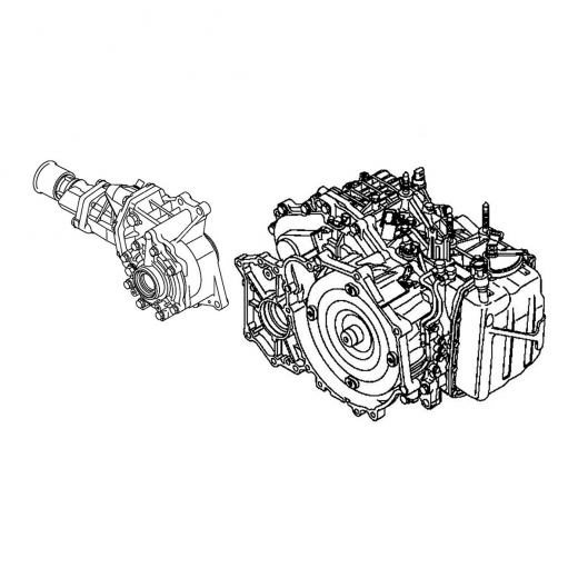 Вариатор (CVT) W1C1A1M1ZA для Mitsubishi Colt '02-'12/ Colt Plus '04-'12 ДВС (4A90) БЕЗ РАЗДАТКИ контрактная ( 4WD)