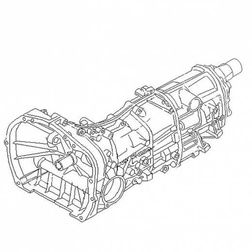 МКПП TY754VSBAA для Subaru Legacy '97-'03/ Impreza '00-'07 ДВС (EJ202, EJ201, EJ204, EJ208) контрактная (5 ступ. 4WD)
