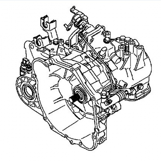 МКПП F5M421R6N4 для Mitsubishi Galant '96-'05/ Legnum '96-'02 ДВС (4G93 GDI) контрактная (5 ступ. 2WD)