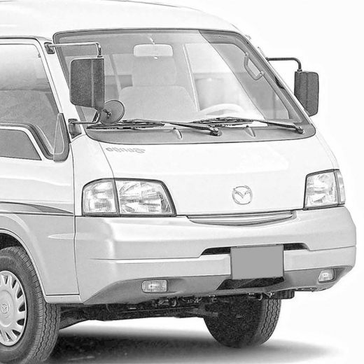 Крыло переднее Mazda Bongo/ Nissan Vanette '99-'17 правое контрактное