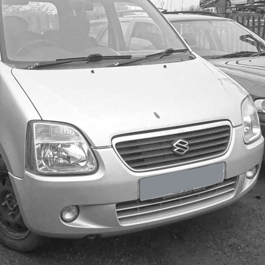 Решетка радиатора Suzuki Wagon R Plus/ Solio '99-'02 (1.0L) контрактная