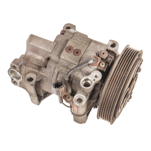 Компрессор кондиционера Nissan Primera/ Bluebird/ Sunny '98-'99/ Tino '98-'00/ Avenir '99 (SR20DE, QG18DE, QG15DE, SR16VE, QG18DD) 6PK, датчик контрактный