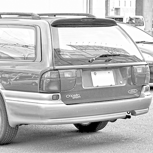 Бампер задний Mazda Capella '94-'97 контрактный Wagon