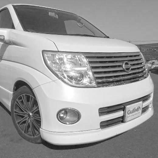 Бампер передний Nissan Elgrand Highway Star '04-'10 контрактный