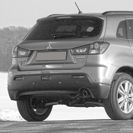 Бампер задний Mitsubishi Asx '10-'13 (Китай)