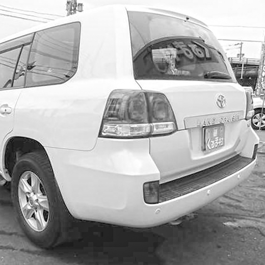 Бампер задний Toyota Land Cruiser 200 '07-'17 (Китай)