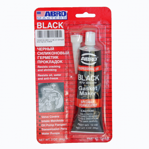 Герметик черный 85 гр. Abro 12-AB-CH-RE-S