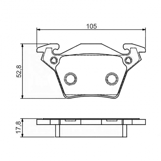 Колодки тормозные задние Delphi LP1471 дисковые