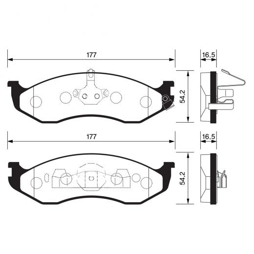 Колодки тормозные передние Mando MPK-10 дисковые