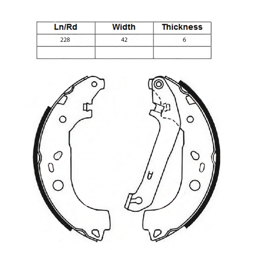 Колодки тормозные задние Pilenga BS-P8690 барабанные