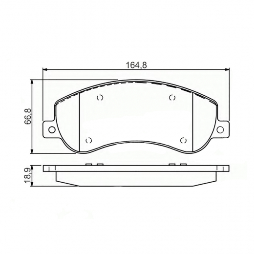 Колодки тормозные передние Pilenga FD-P1724 дисковые