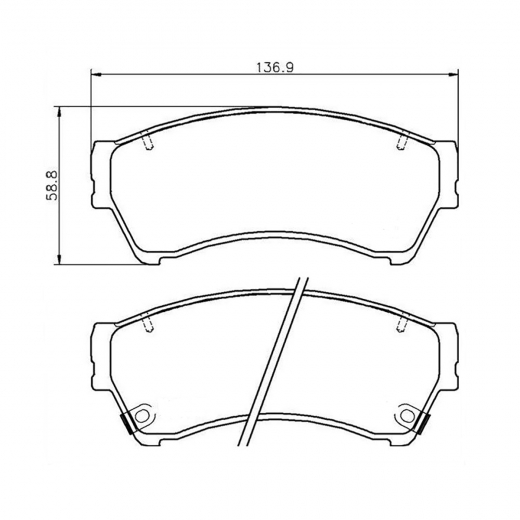Колодки тормозные передние Just Drive JBP0251 дисковые