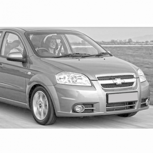 Крыло переднее Chevrolet Aveo Sedan '05-'11 правое под повторитель API (Тайвань)