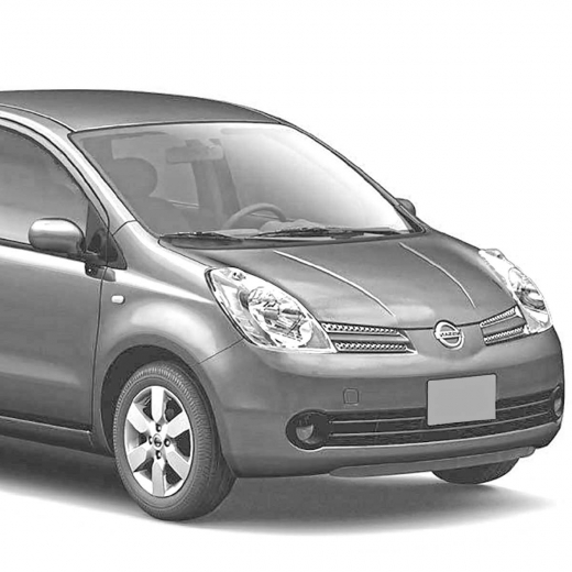 Крыло переднее Nissan Note '05-'12 правое под повторитель API (Тайвань)