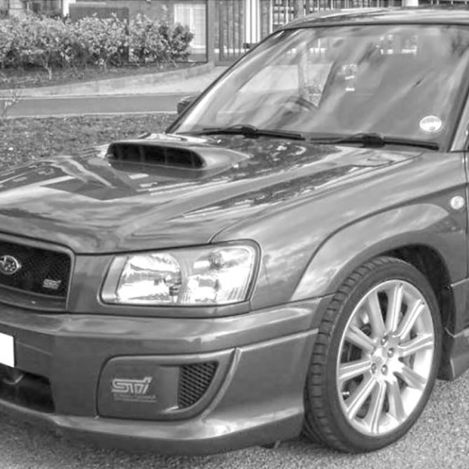 Крыло переднее Subaru Forester '01-'05 левое под повторитель  (Япония)