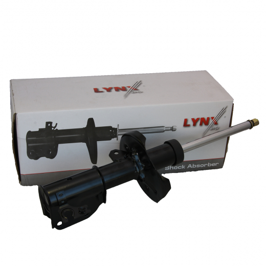 Стойка амортизатора Mazda Familia/ Ford Laser Lidea '00-'04/ Premacy/ Ixion '01-'05 передняя левая  Lynx G32166L 