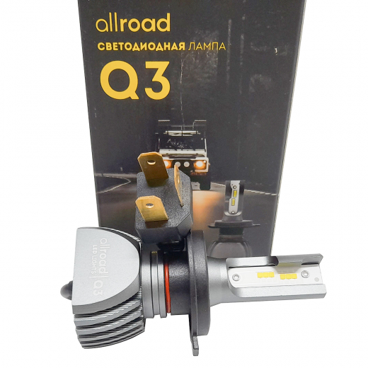 Лампа диод белый H4 ALRQ3H04 , P43t 12-24В 20W LUMEN