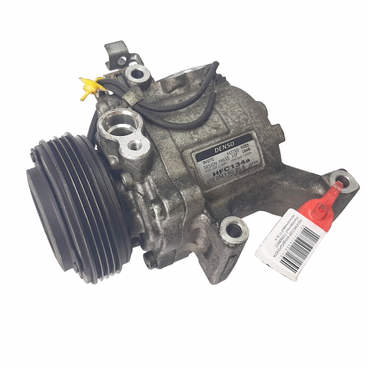 Компрессор кондиционера Daihatsu YRV '00-'05/ Storia/ Toyota Duet '98-'04/ Cami '99-'06 (K3-VET, K3-VE) поликлиновый контрактный