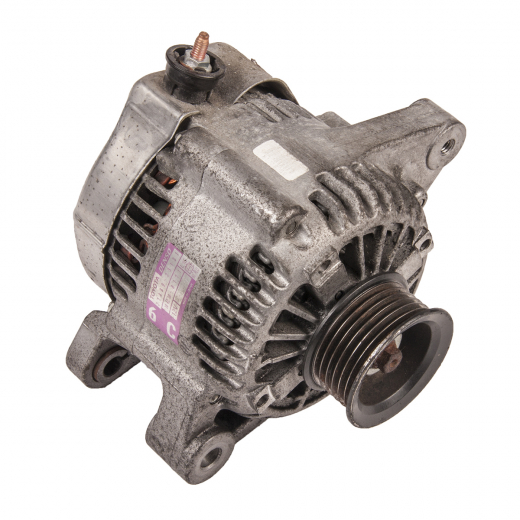 Генератор двигателя Toyota Vitz/ Ractis '05-'10/ Belta '05-'12 (2SZ-FE) 6PK, квадратный разъем контрактный