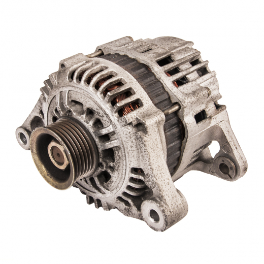 Генератор двигателя Nissan Cube '99-'02/ March '99-'02 (CGA3DE, CG10DE) прямоугольный разъем контрактный