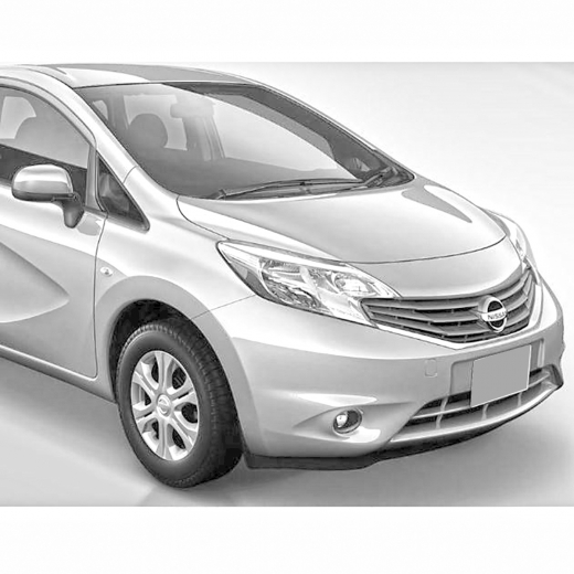Крыло переднее Nissan Note '12-'14 правое под повторитель контрактное