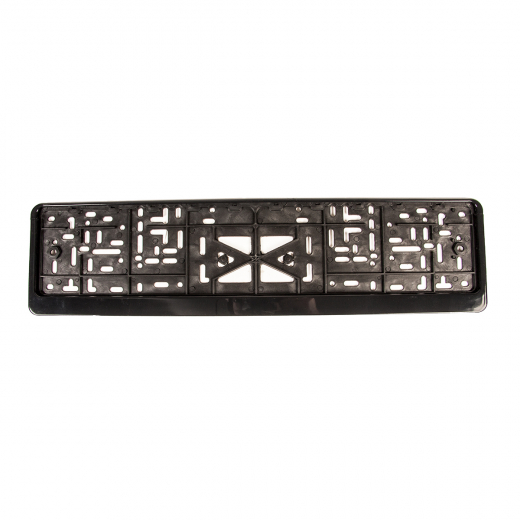 Рамка под номерной знак черная с защёлкой , S04102003 Skyway